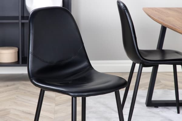 FURNLUX RUOKASALIN TUOLI POLAR MUSTA 44CM