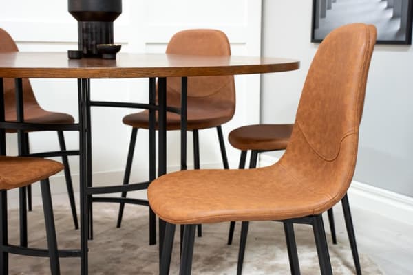 FURNLUX RUOKASALIN TUOLI POLAR RUSKEA & MUSTA 44CM