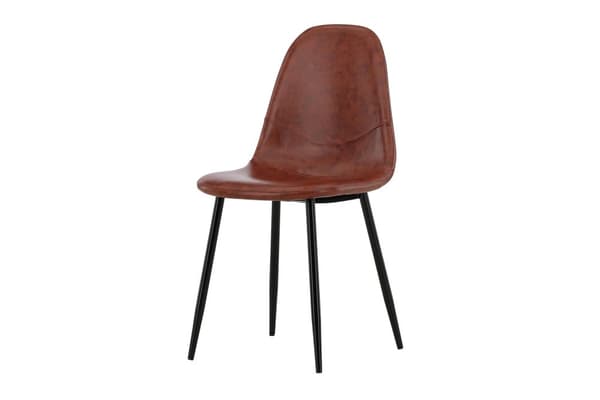 FURNLUX MATSALSSTOL POLARBRUN & SVART 44CM