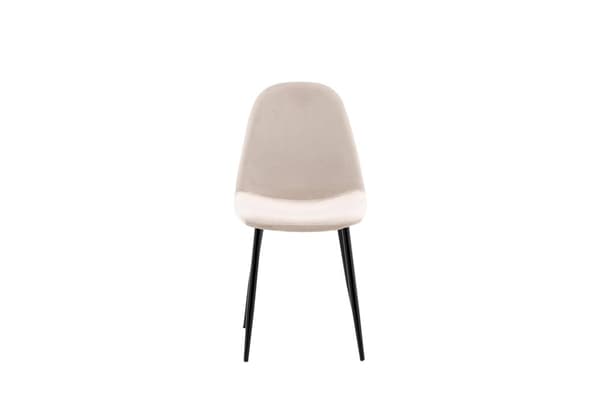 FURNLUX SPISESTUESTOL POLAR CREME & SORT 44CM