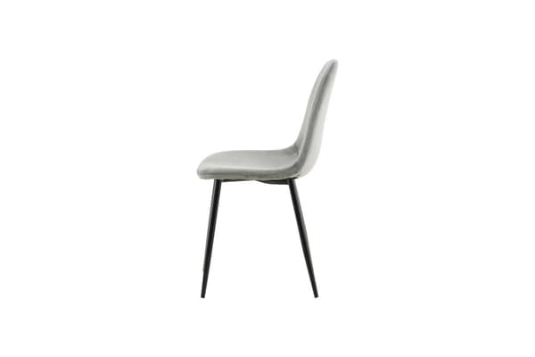 FURNLUX MATSALSSTOL POLAR MÖRKGRÅ & SVART 44CM