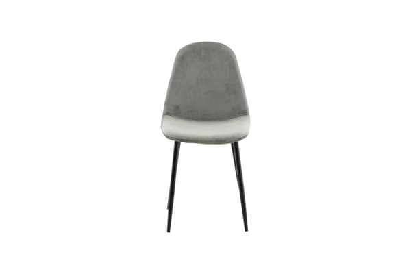 FURNLUX MATSALSSTOL POLAR MÖRKGRÅ & SVART 44CM