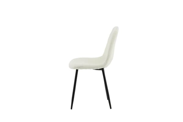 FURNLUX MATSALSSTOL POLARVIT & SVART 44CM