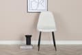 Miniatyrbild 4 av 6: FURNLUX MATSALSSTOL POLARVIT & SVART 44CM