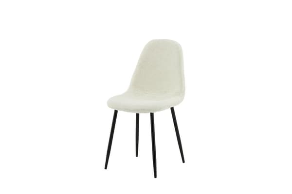 FURNLUX MATSALSSTOL POLARVIT & SVART 44CM