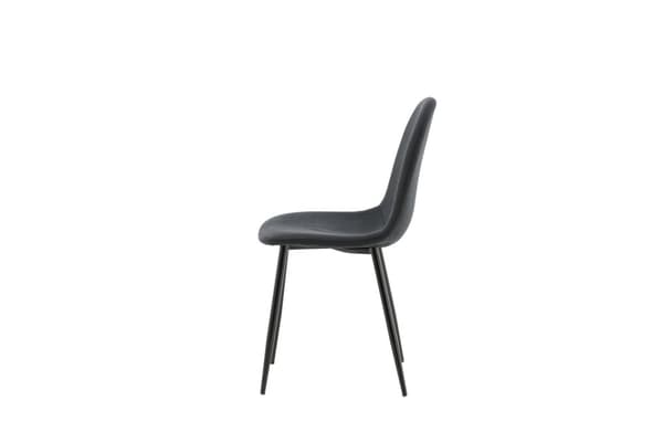 FURNLUX RUOKASALIN TUOLI POLAR MUSTA 44CM