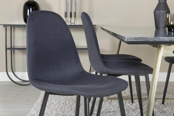 FURNLUX RUOKASALIN TUOLI POLAR MUSTA 44CM