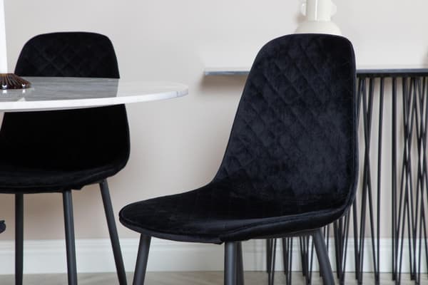 FURNLUX RUOKASALIN TUOLI POLAR MUSTA 44CM