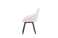 Miniatyrbillede 3 af 7: FURNLUX SPISESTUESTOL ROSIE BEIGE & SORT 55CM