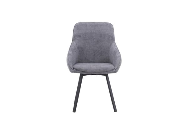 FURNLUX RUOKASALIN TUOLI ROSIE HARMAA & MUSTA 55CM