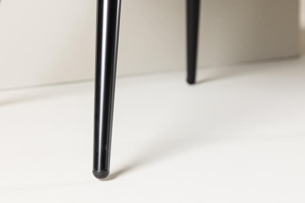 FURNLUX RUOKASALIN TUOLI SAMETTI MUSTA 50CM
