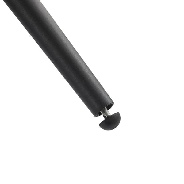 4 stk. spisebordsstole med ryglæn – køkkenstole i velour med ergonomisk design, mørkegråt sæde, sorte metalben