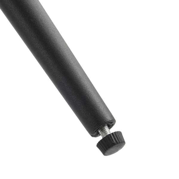 4-pack matstolar med ryggstöd – ergonomiska stolar i mörkgrått tyg med metallben, för kök och vardagsrum