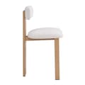 Miniatyrbillede 7 af 11: 6-pak spisebordsstole i blødt plys, ergonomiske stole i moderne stil med træinspirerede metalben – til spisestue, make-up hjørne og stue