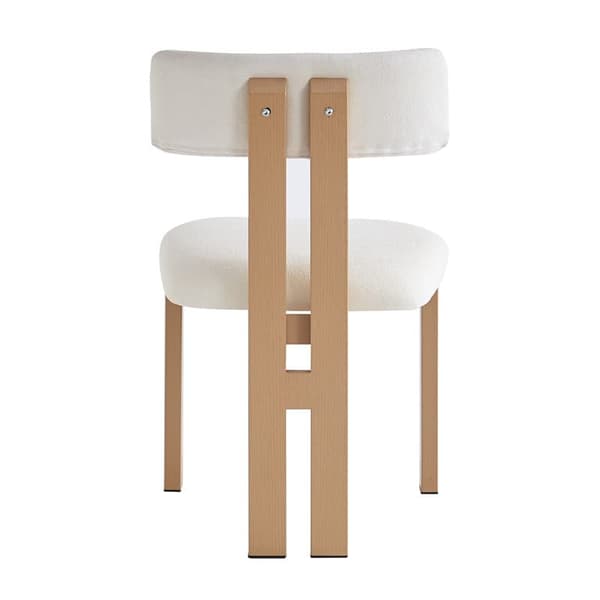 Högkvalitativ matstol med kardborreband, 4 stycken, modern modestol, ergonomisk stol, lyxig stol, träkorn