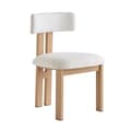 Miniatyrbild 4 av 7: Högkvalitativ matstol med kardborreband, 4 stycken, modern modestol, ergonomisk stol, lyxig stol, träkorn