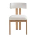 Miniatyrbild 5 av 7: Högkvalitativ matstol med kardborreband, 4 stycken, modern modestol, ergonomisk stol, lyxig stol, träkorn