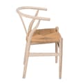 Miniatyrbild 2 av 2: Lot de 2 Chaises en chêne blanchie et cannage - OSLO