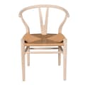 Miniatyrbild 1 av 2: Lot de 2 Chaises en chêne blanchie et cannage - OSLO