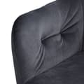 Miniatyrbillede 6 af 11: Spisesæt med stole, 59x87.5x65 cm, Grå