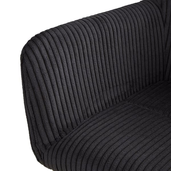 Matsalsstolsset, Moderna Äggstolar i Grå Corduroy Fåtöljer, 57x85x59 cm, Grå