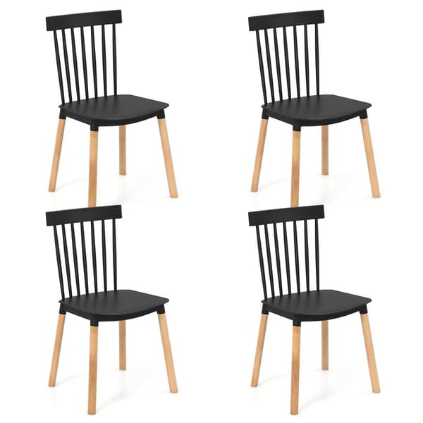 Matstolar, Windsor, 20.5x19x32.5 tum, Svart