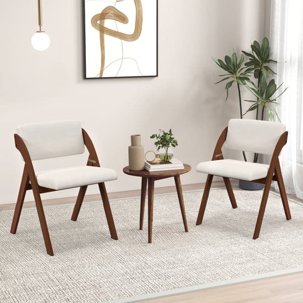 Keittiön ruokapöydän tuolit, 21x22x30 tuumaa, luonnonväri & beige