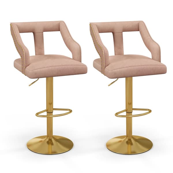 Barstolar, 47x50x89-111 cm, Rosa