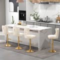 Miniatyrbillede 3 af 8: Barstole, 18x20x38"-46", Beige