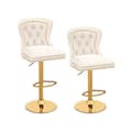 Miniatyrbillede 1 af 8: Barstole, 18x20x38"-46", Beige