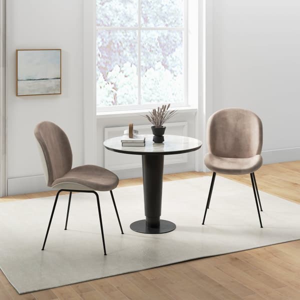 Ruokapöydän tuolit, 19,5x26x34,5 tuumaa, Kahvi