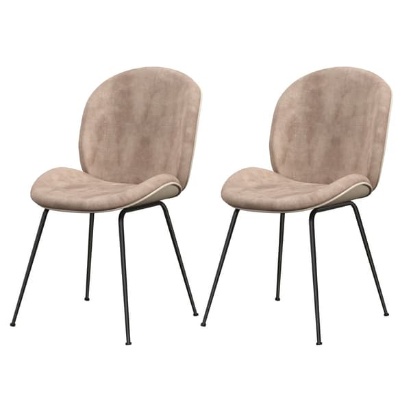 Ruokapöydän tuolit, 19,5x26x34,5 tuumaa, Kahvi