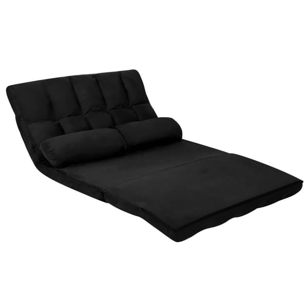 Gulvsofa, 71x44.5x5.5 tommer, Beige/Grå/Blå