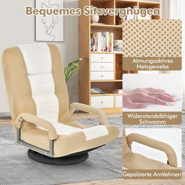 Gulvstol, 61-87x55x75 cm, Beige