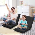 Pikkukuva 2 / 8: Taitettava laiskan miehen sohvatuoli, 39,5x18x3 tuumaa, Musta