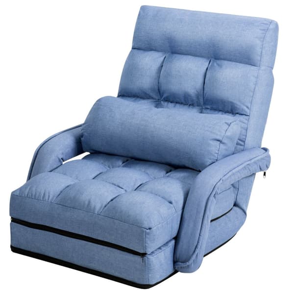 Golvstolsoffa, 66,6x21,7 tum, Blå