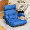 Miniatyrbillede 3 af 8: Foldbar Sofa Stol, 80x72x75 cm, Blå