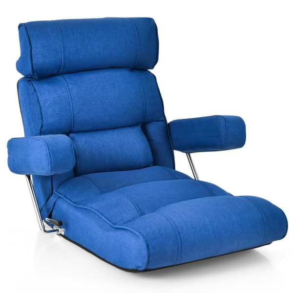 Foldbar Sofa Stol, 80x72x75 cm, Blå