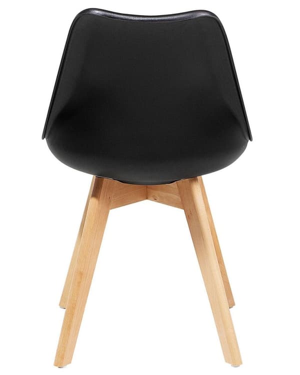 Set med 2 matstolar DAKOTA II Svart Lumarko!
