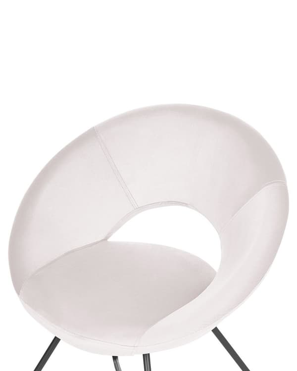 RACHEL Velvet Spisestol Off-white Lumarko!