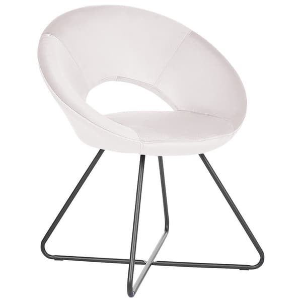 RACHEL Velvet Spisestol Off-white Lumarko!