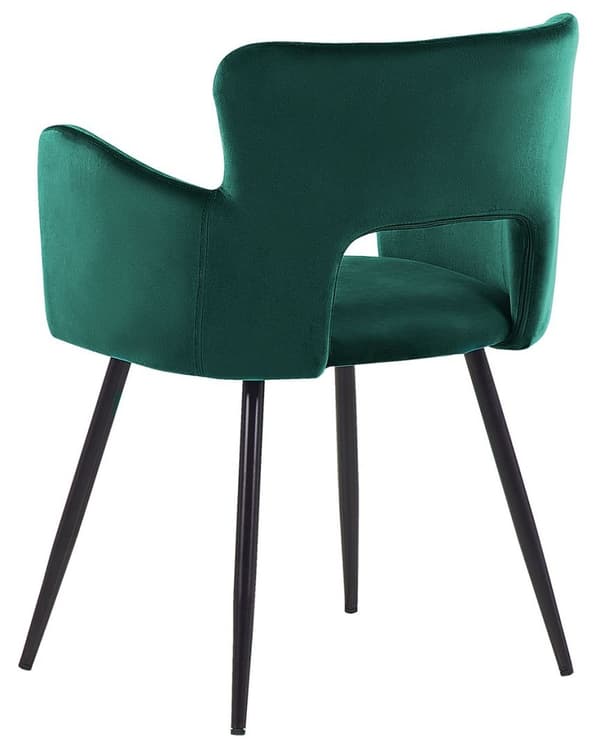 Set med 2 SANILAC Emerald Velvet matstolar Lumarko!