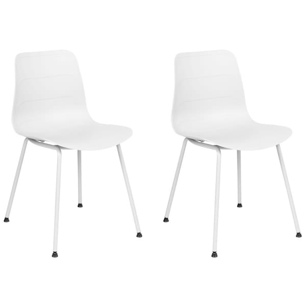Konferensstolar 2-pack vit LOOMIS Lumarko!