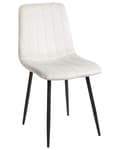 Miniatyrbild 3 av 9: Set med 4 KALISPELL sammetsmatstolar, off-white, Lumarko!
