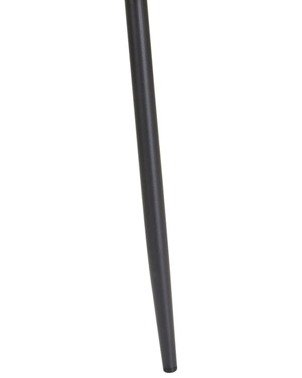 Set med 4 KALISPELL sammetsmatstolar, off-white, Lumarko!