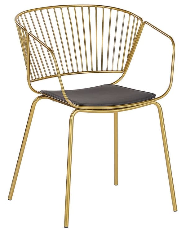 2 kpl RIGBY Metal Gold Lumarko -ruokatuolia!