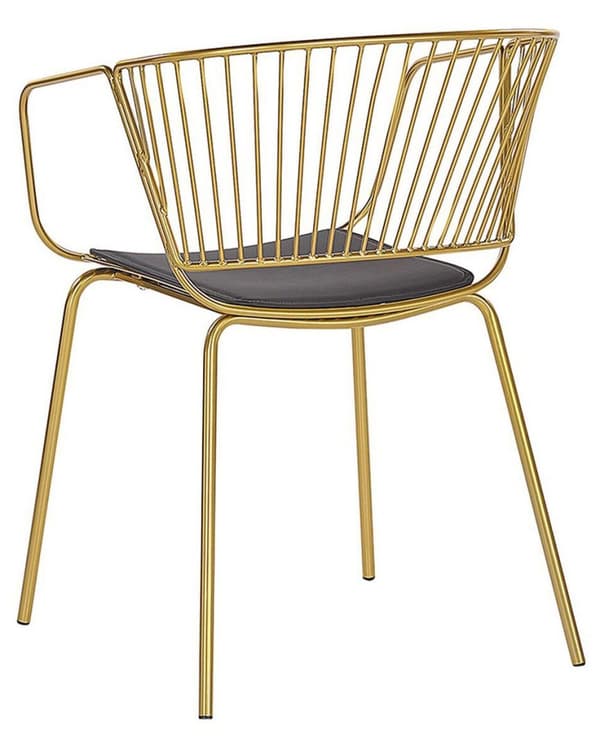 2 kpl RIGBY Metal Gold Lumarko -ruokatuolia!