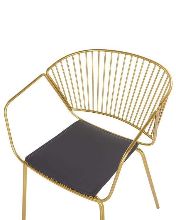 2 kpl RIGBY Metal Gold Lumarko -ruokatuolia!