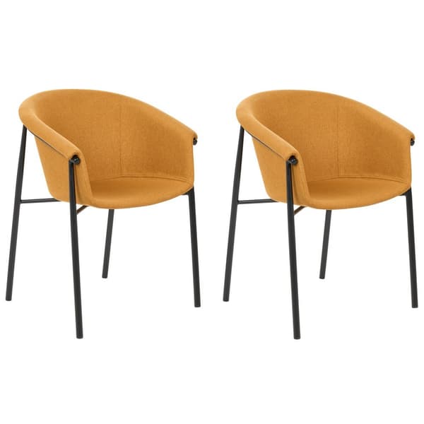 Set med 2 AMES Orange Lumarko matstolar!