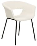 Miniatyrbild 4 av 10: Set med 2 ELMA Bouclé matstolar i off-white, Lumarko!